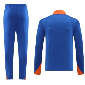 Nizozemska Sweatshirt Za Trening Četvrt Zip 2024-25 Plava